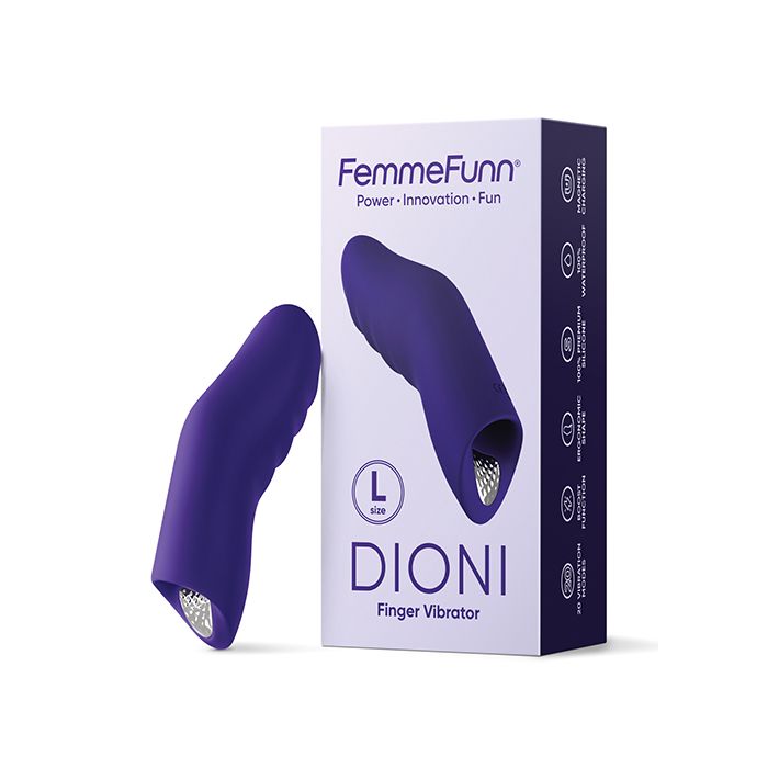 Femme Funn Dioni Wearable Finger Vibe -  Dark Purple