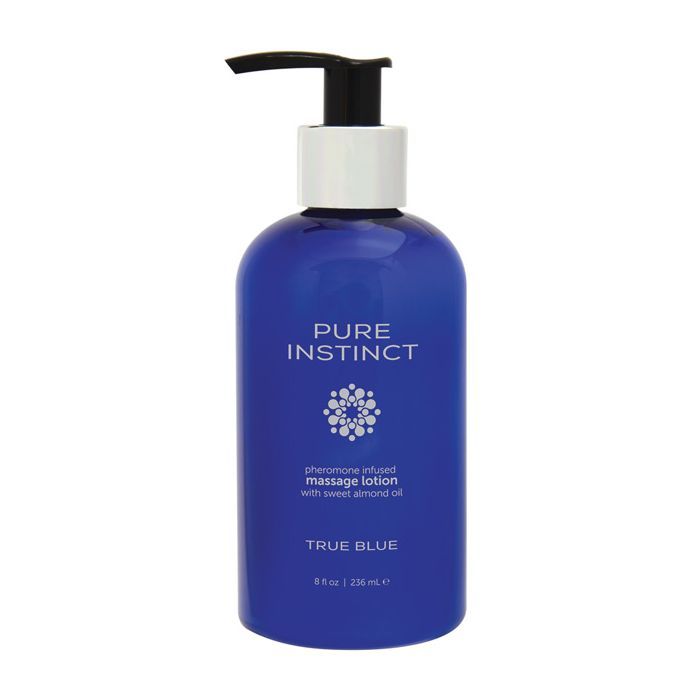 Pure Instinct Pheromone Massage Lotion True Blue - 8 oz