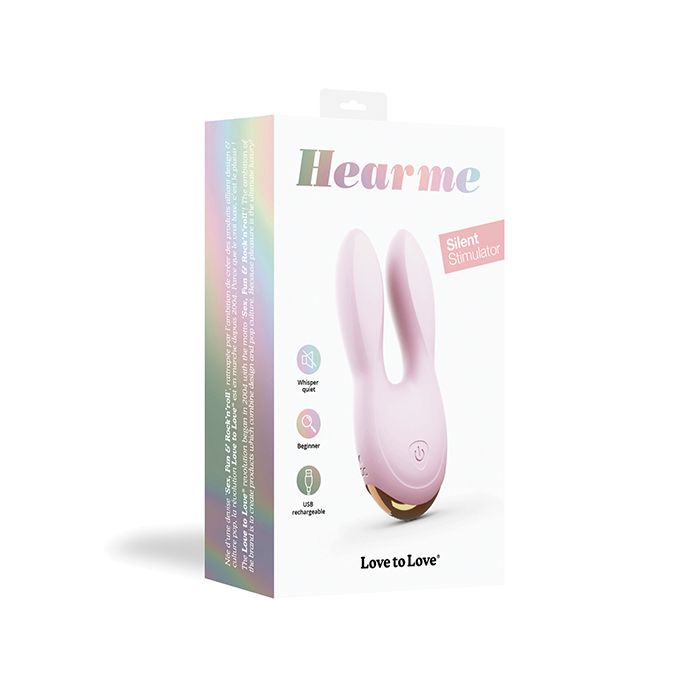 Love to Love Hear Me Flexible Ear Stim - Baby Pink