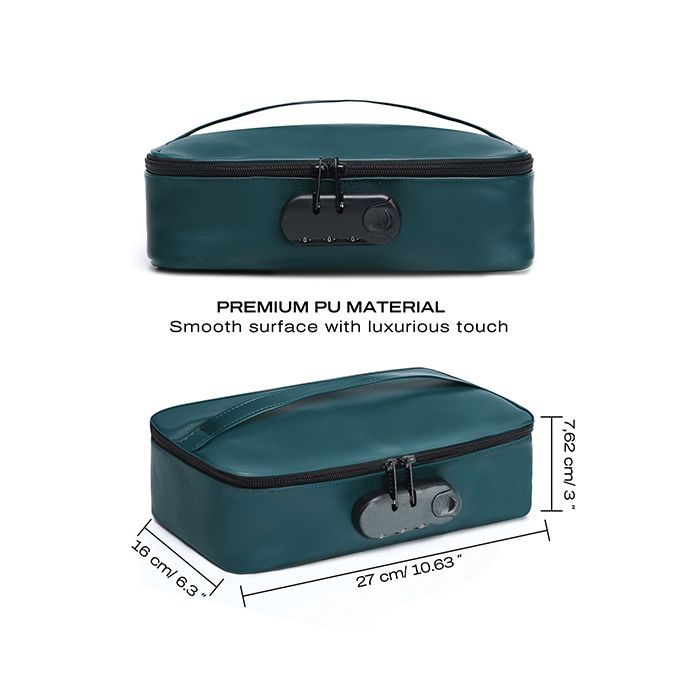 Dorcel Lockable Discreet Box - Luxury Green