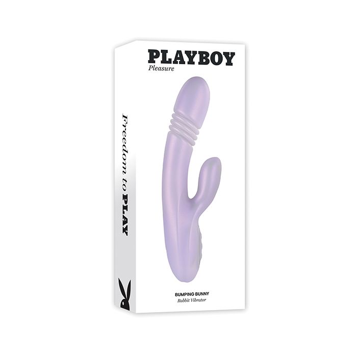 Playboy Pleasure Bumping Bunny Rabbit Vibrator  - Opal