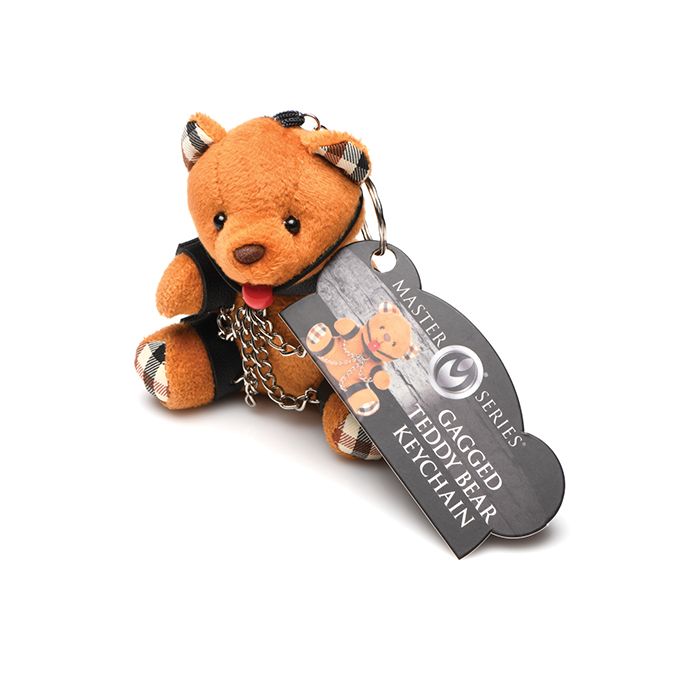 Master Series Gagged Teddy Bear Keychain