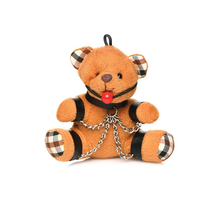 Master Series Gagged Teddy Bear Keychain